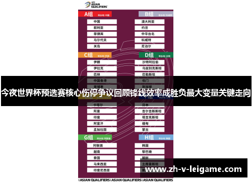 今夜世界杯预选赛核心伤停争议回顾锋线效率成胜负最大变量关键走向